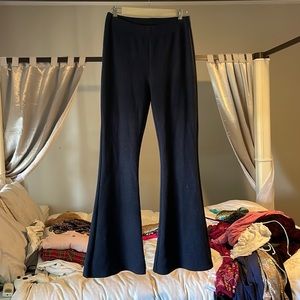 navy blue american eagle flare lounge pants